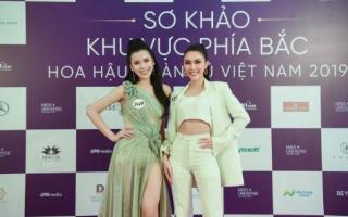 Thí sinh Hoa hậu Hoàn vũ Việt Nam 2019 khu vực phía Bắc khoe dáng chuẩn